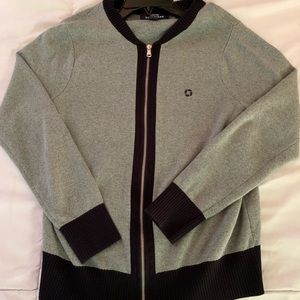 Chase Bank Apparel Sweater Jacket Size M